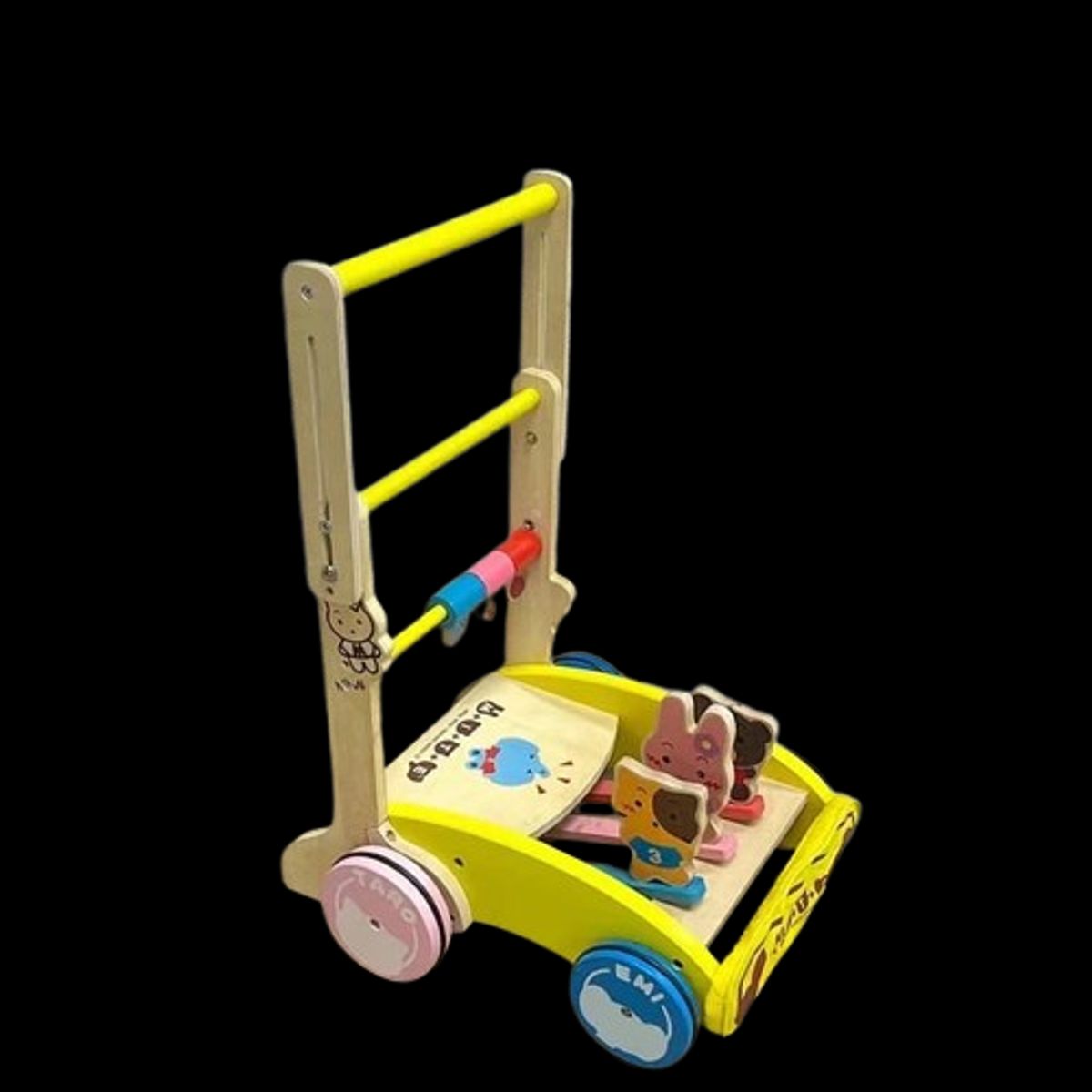 GENERICO - Caminador Correpasillos de Madera con Sonidos y Colores