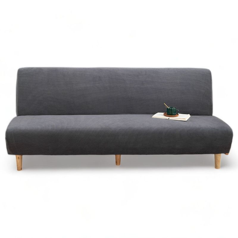 GENERICO - Funda Cubre Futon Cuadrille Elasticada Tela Gruesa Colores - Gris