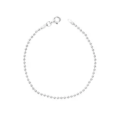ANDREA COGGIOLA JOYAS - Pulsera Bolitas mini 2mm Plata Fina 925