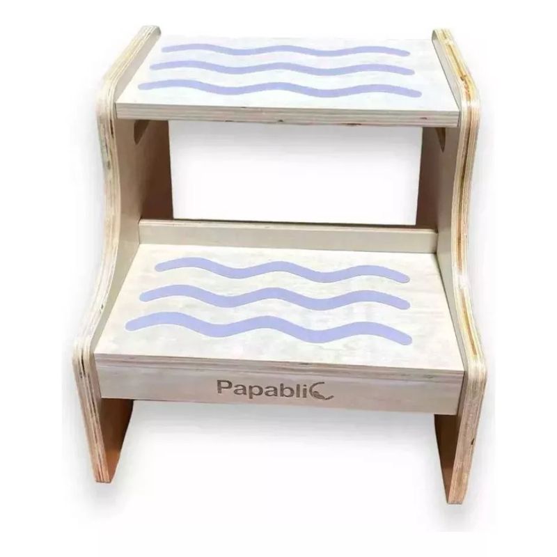 GENERICO - Piso Alzador Escala Para Niños De Madera Banco Taburete