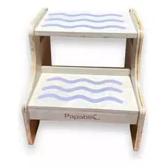 GENERICO - Piso Alzador Escala Para Niños De Madera Banco Taburete