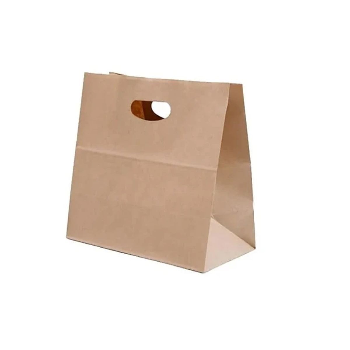 GENERICO - Bolsas Kraft Troquelada 28x15x28Cm caja de 300unds