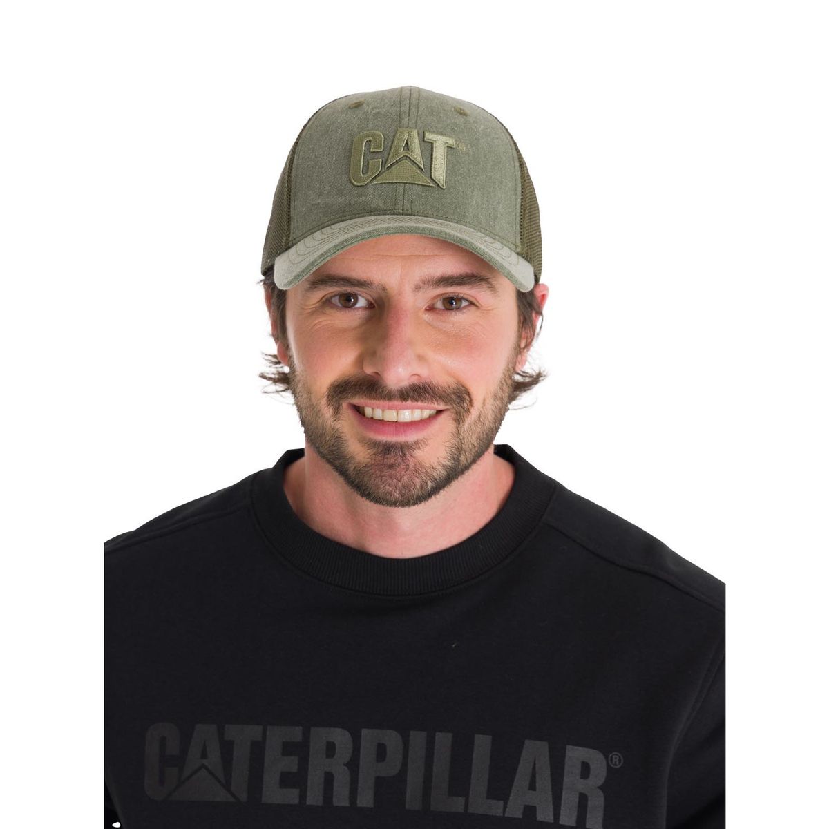 CAT - Jockey Pigment Dyed Trucker Unisex Verde CAT