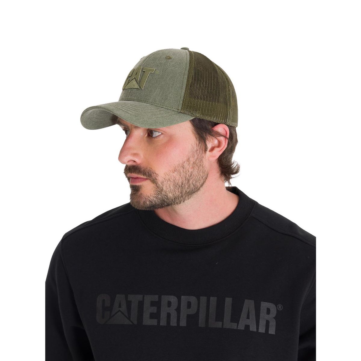 CAT - Jockey Pigment Dyed Trucker Unisex Verde CAT