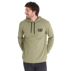 CAT - Polerón Upf Hooded Banner Hombre Verde