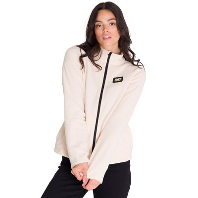 Imagen 2 del producto Polar Microfleece Full Zip Mujer Beige CAT.