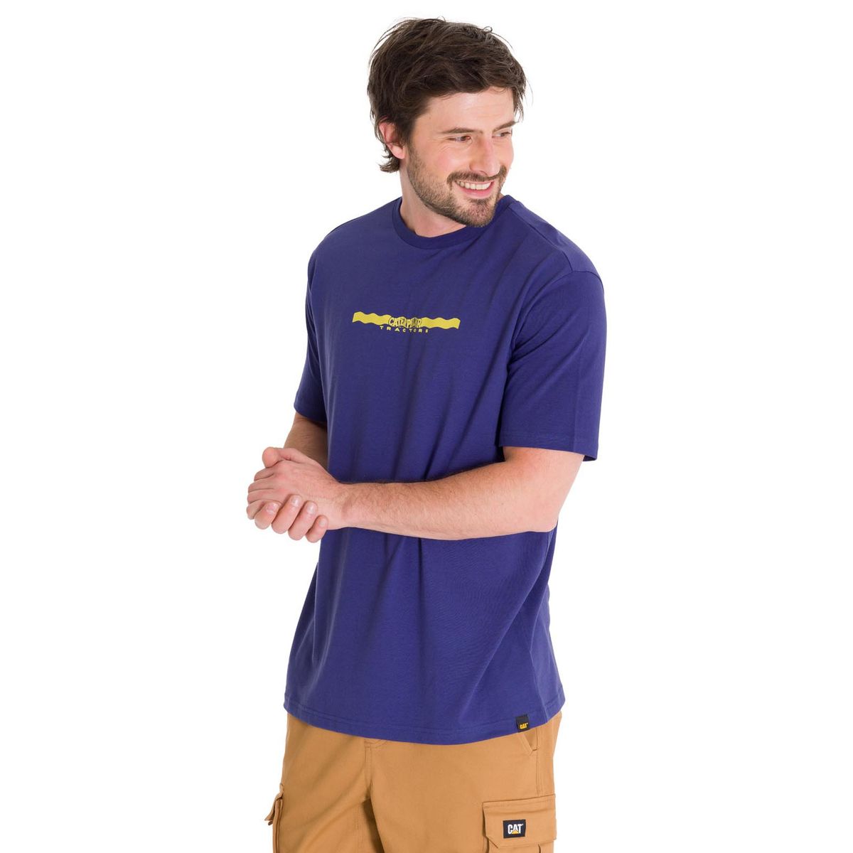CAT - Polera Casual Projects Graphic 5 Hombre Indigo CAT