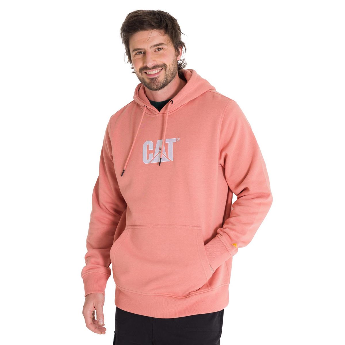CAT - Polerón Fleece Logo Unisex Naranja CAT