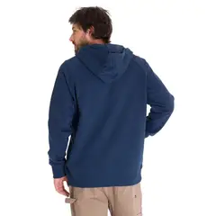 CAT - Polerón Fleece Full Zip Hombre Azul Petróleo