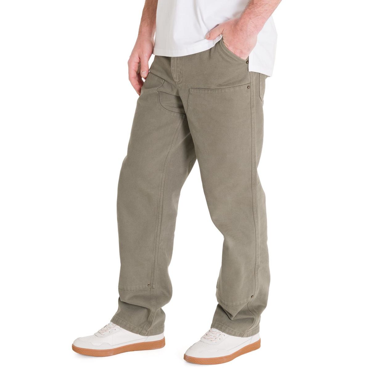 CAT - Pantalón Heritage Uniform Double Hombre Verde CAT