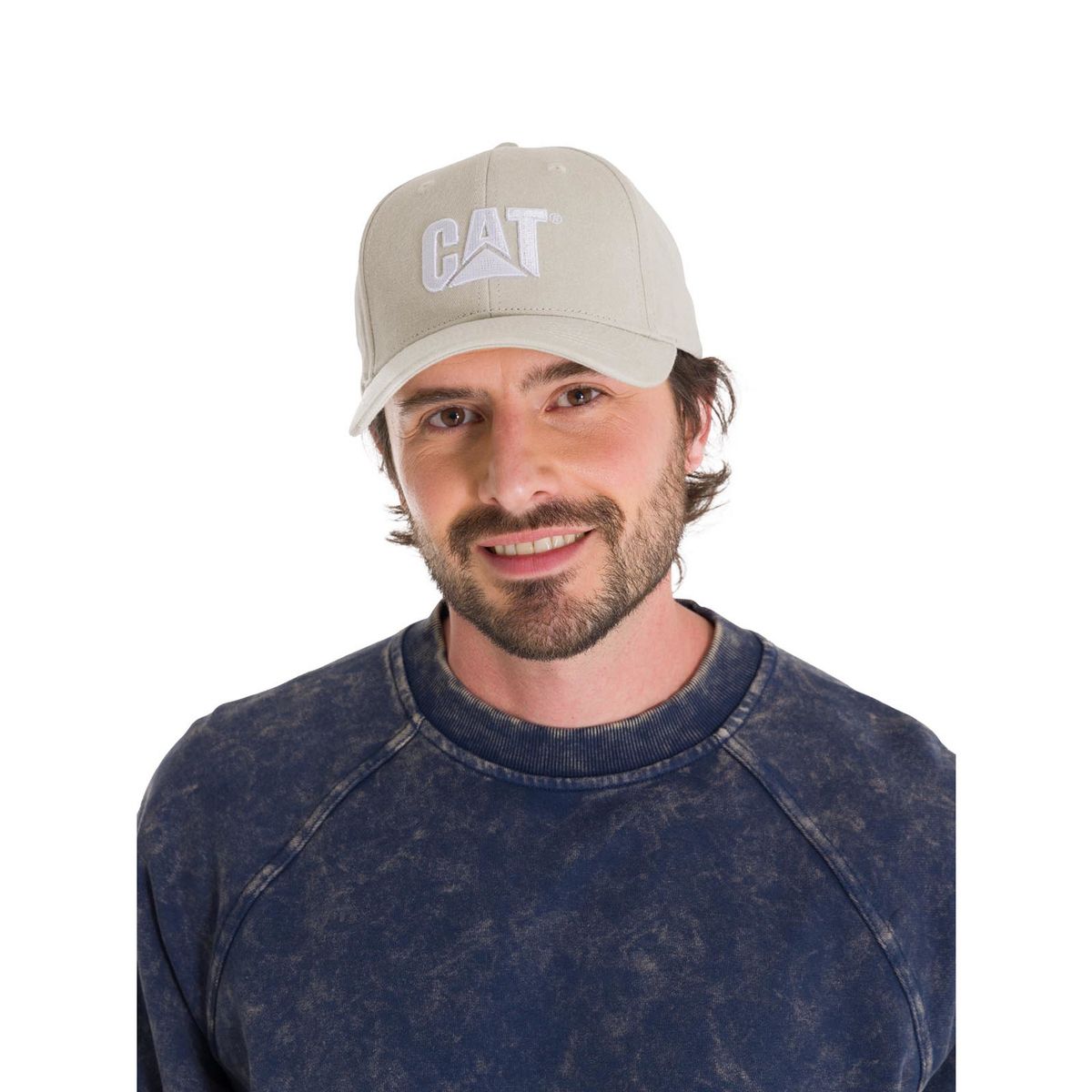 CAT - Jockey Pigment Dyed Logo Unisex Beige CAT