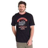 Polera Casual Projects Graphic 1 Hombre Negra