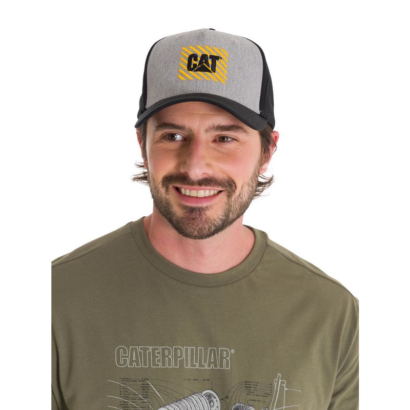 CAT - Jockey Algodón Logo Hombre Negro CAT
