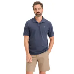 DOCKERS - Polera Hombre Polo Pique Slim Fit Azul