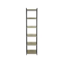 GENERICO - Repisa de 6 Niveles Alerce Natural/Negro