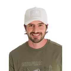 CAT - Jockey Do The Work Logo Hombre Blanco CAT_.