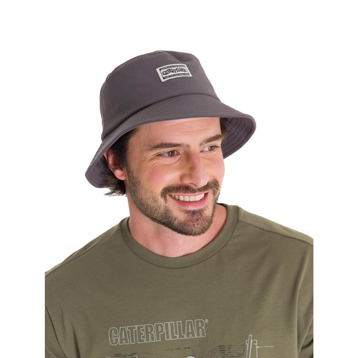 CAT - Gorro Bucket Sun Unisex Gris Oscuro CAT