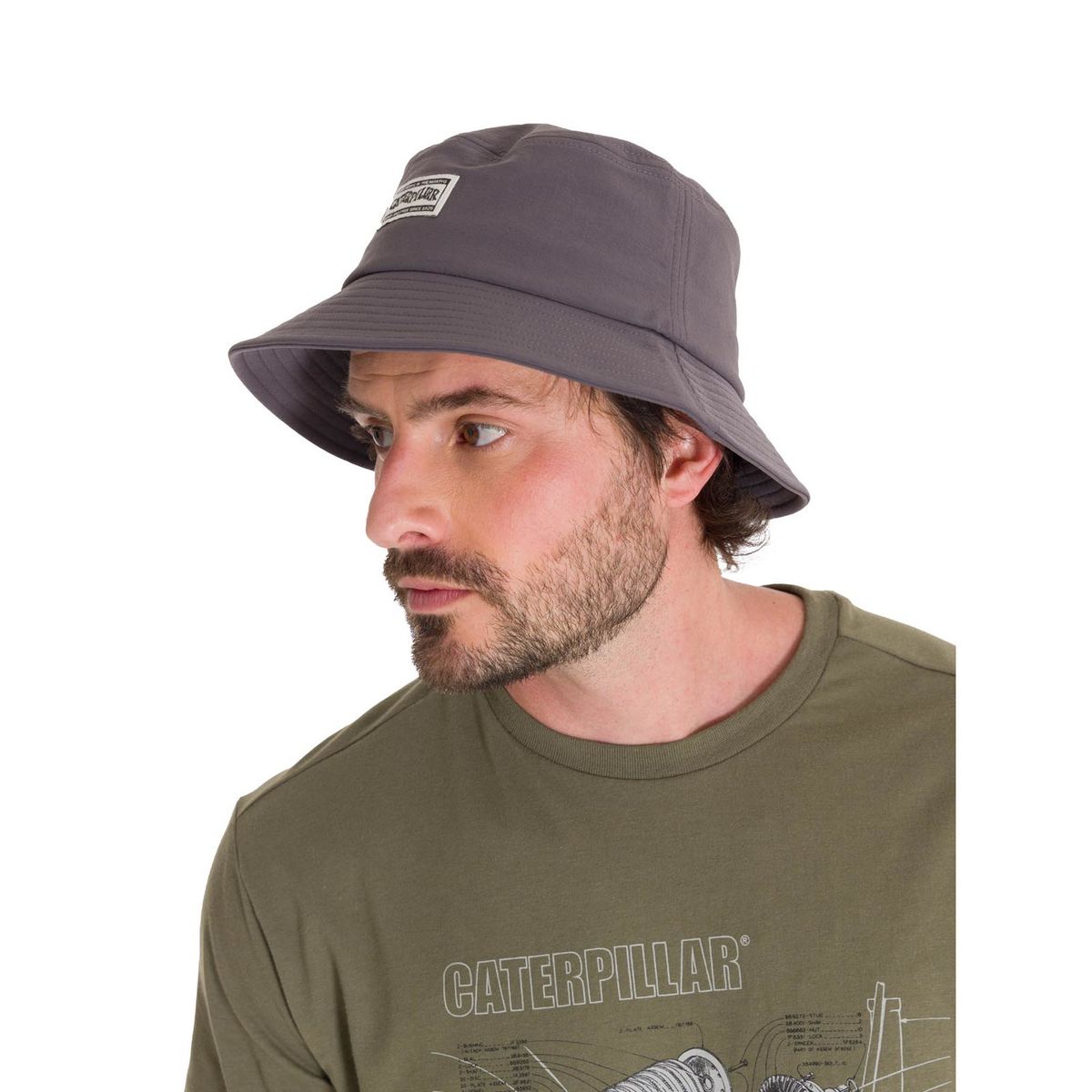 CAT - Gorro Bucket Sun Unisex Gris Oscuro CAT