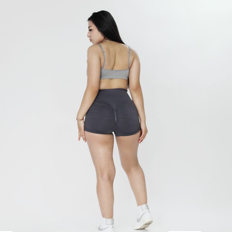 ADEMAN - Short Deportivo push up con arruga lateral