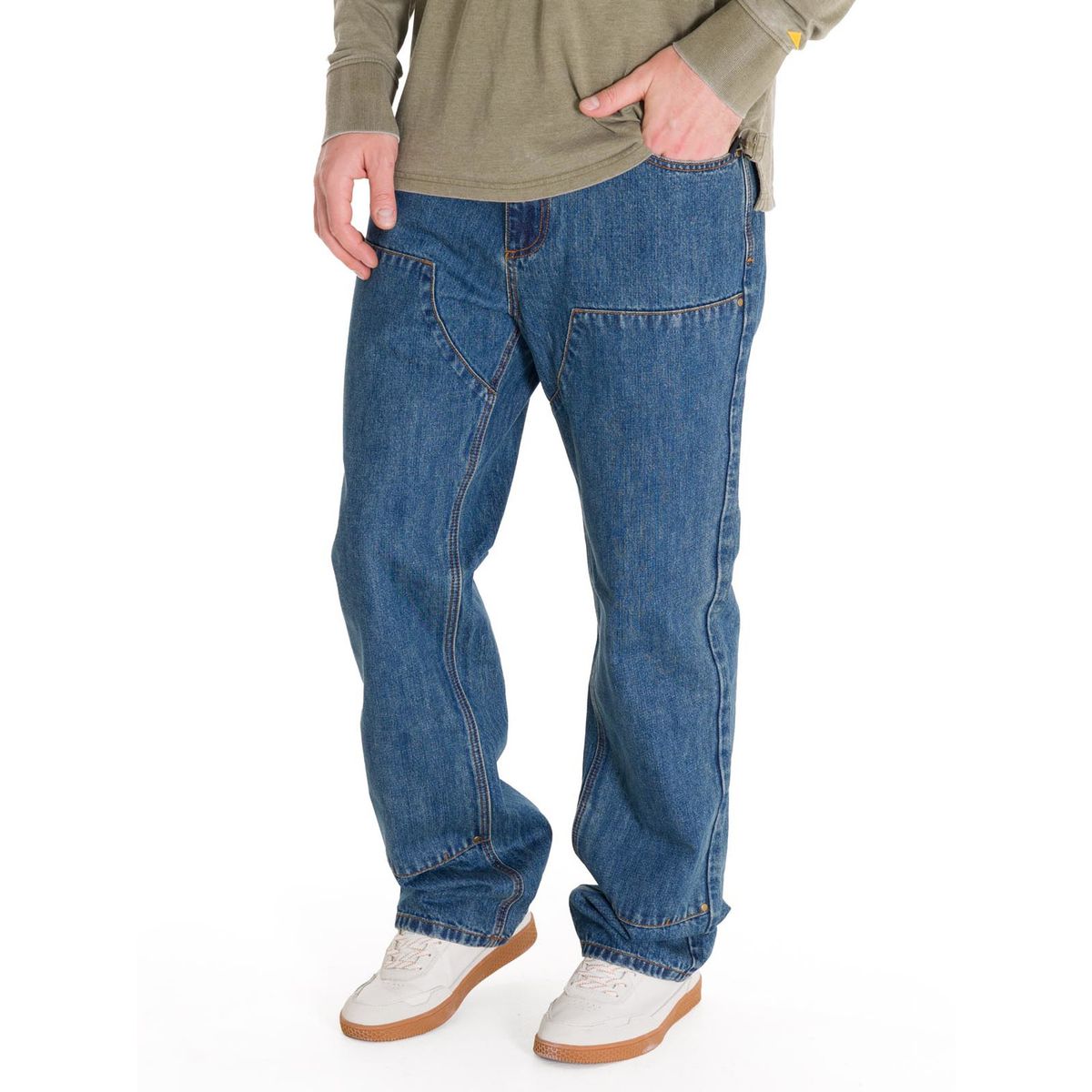 CAT - Jeans Denim Double Front Hombre Azul Marino CAT