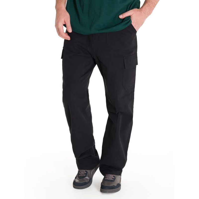 CAT - Pantalón Heritage Straight Cargo Hombre Negro CAT