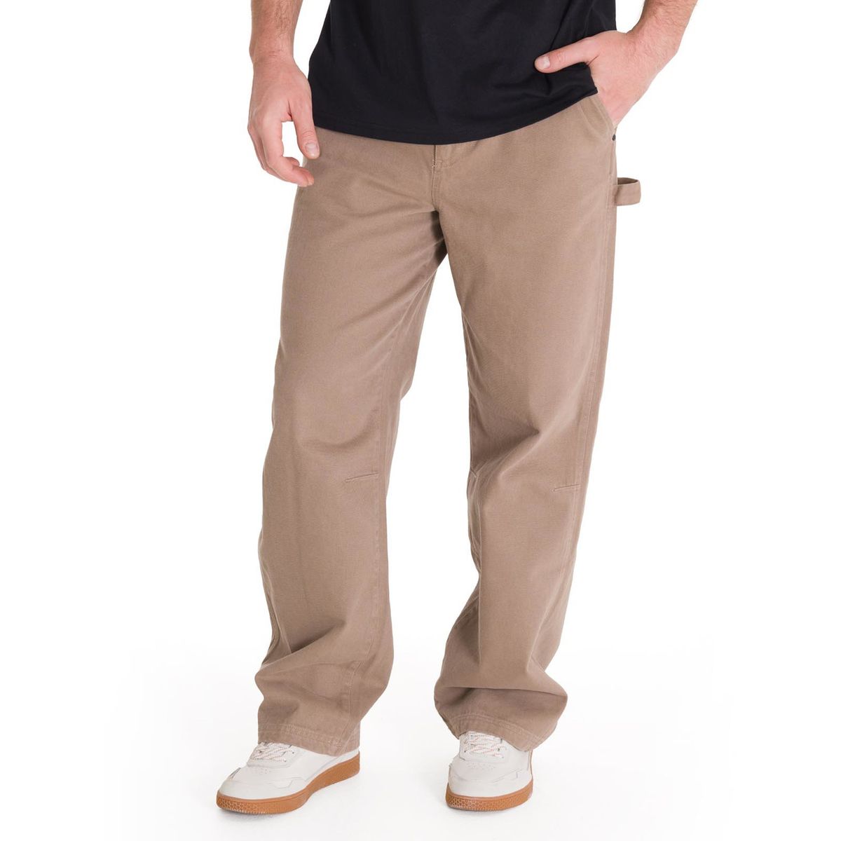 CAT - Pantalón Straight Twill Carpenter Hombre Café Claro CAT
