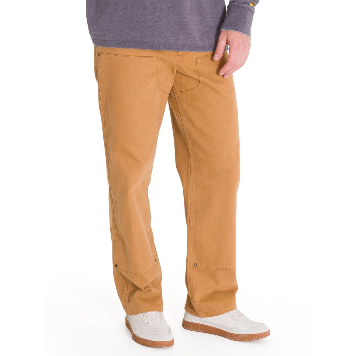 CAT - Pantalón Heritage Uniform Double Hombre Café Claro CAT