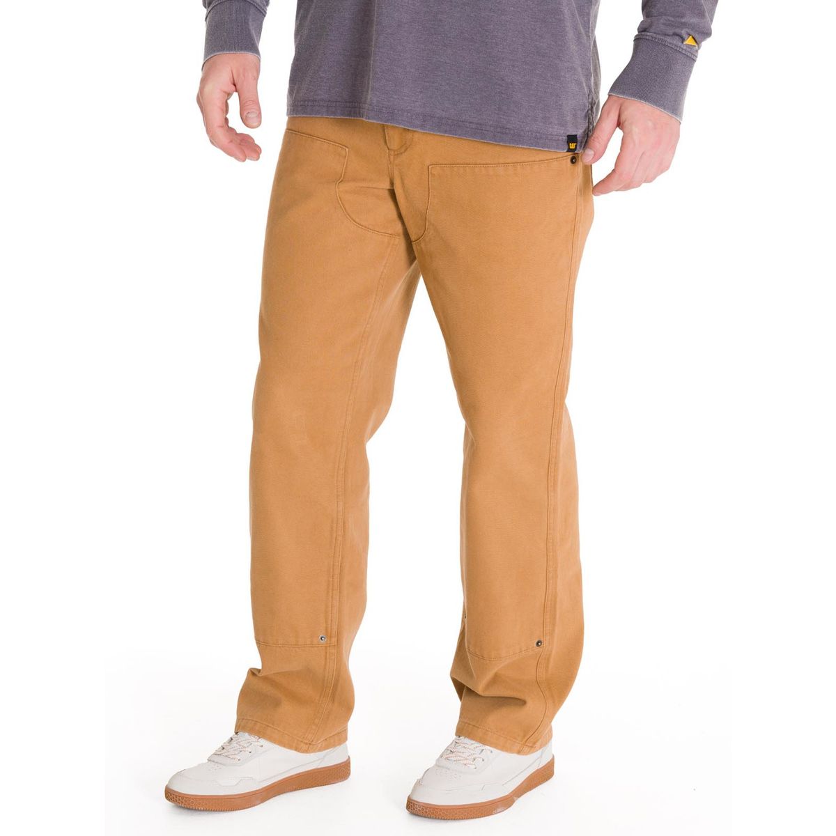 CAT - Pantalón Heritage Uniform Double Hombre Café Claro CAT