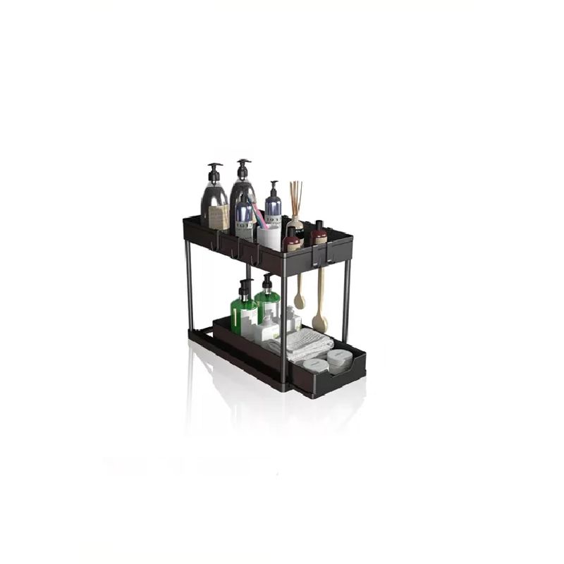 GENERICO - Organizador Bajo Lavaplatos Extraíble Cocina Baño 2 Unidades