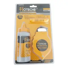 HOTECHE - Set Tizador Con Tiza Y Nivel De Linea 30m 424002