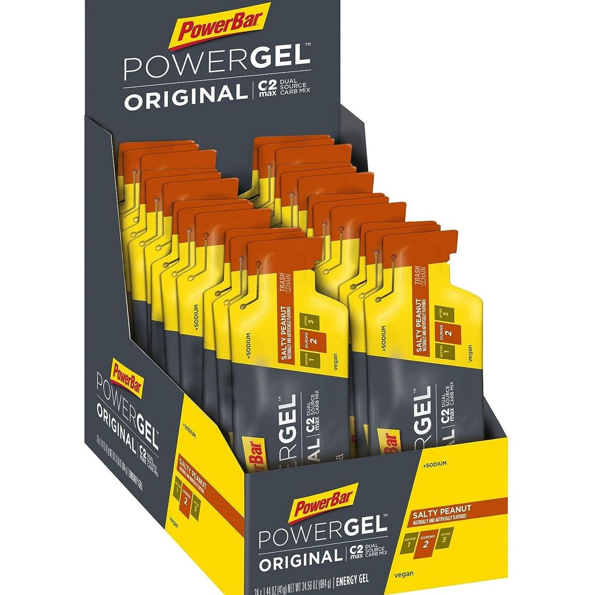 GENERICO - Powerbar Power Gel Original Energy Gel 24u Salty Peanut