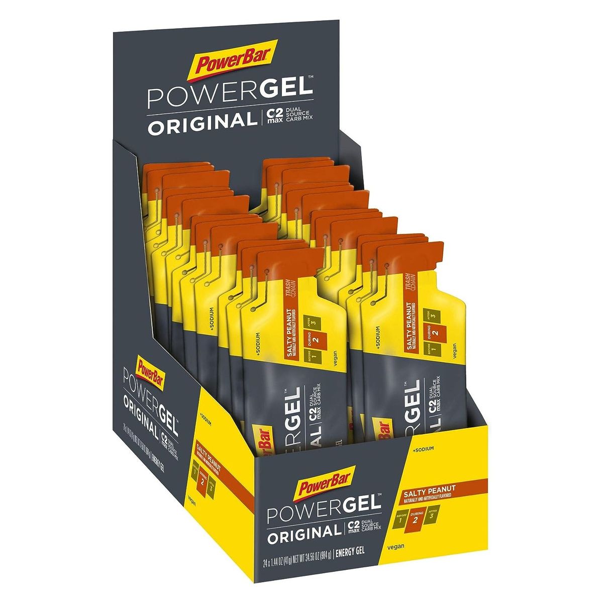 GENERICO - Powerbar Power Gel Original Energy Gel 24u Salty Peanut