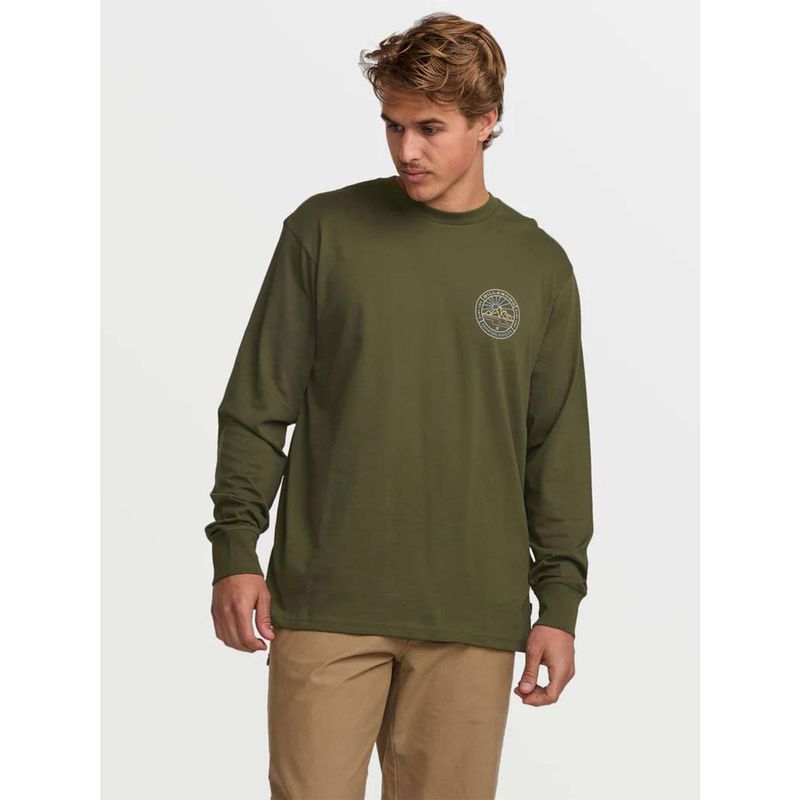 BILLABONG - Polera Manga Larga Rockies ADiv Verde Billabong BILLABONG