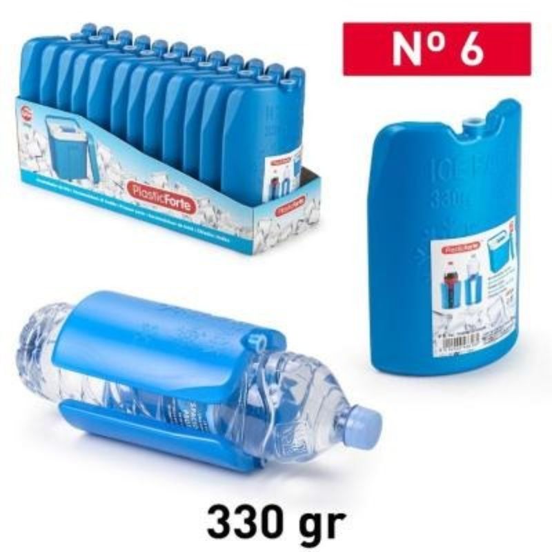 OEM - PACK DE 4 ACUMULADORES DE FRÍO Nº 6 - 330 G - FABRICADO EN PLÁSTICO 