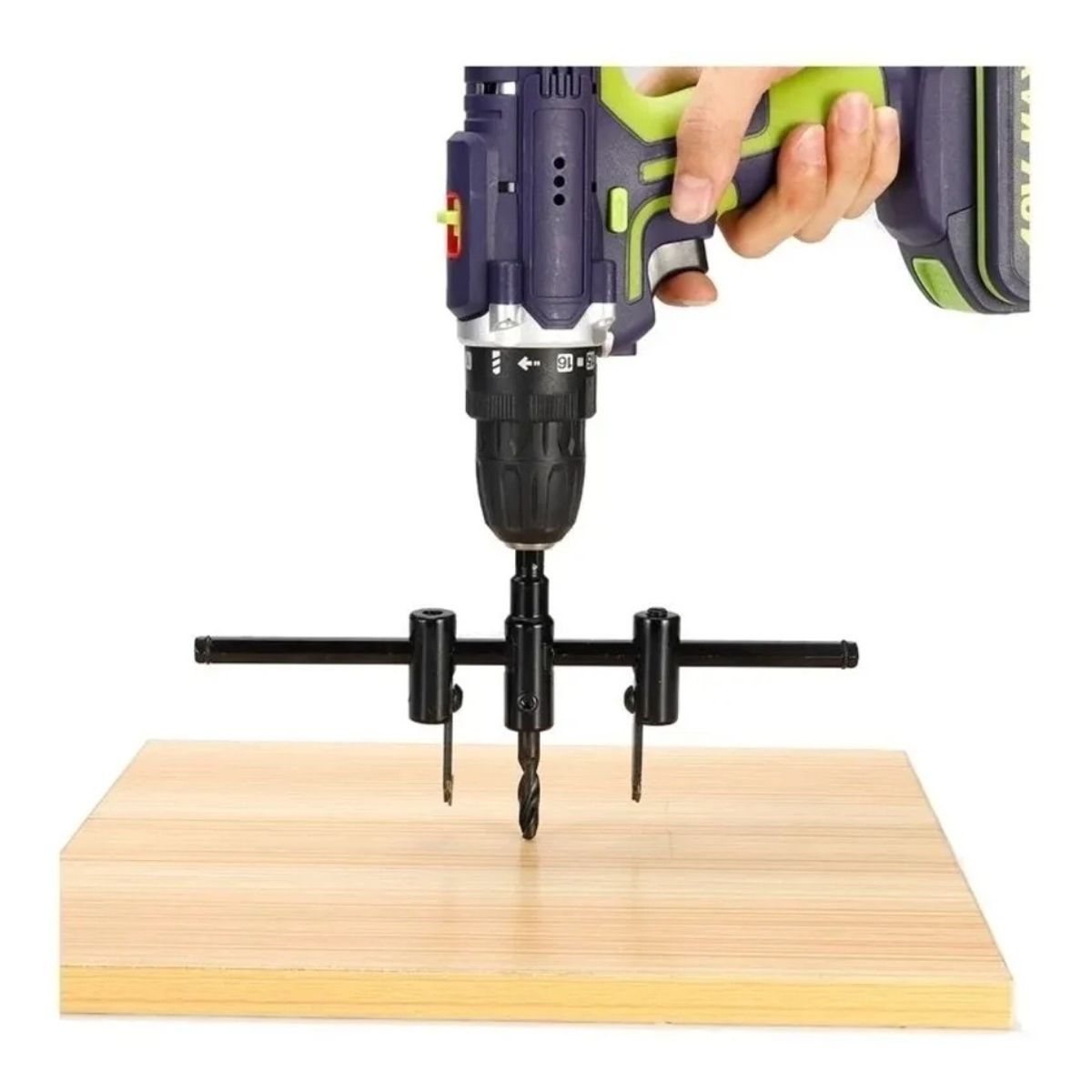 TOTAL - Broca Cortadora Circular Profesional Ajustable Para Taladro