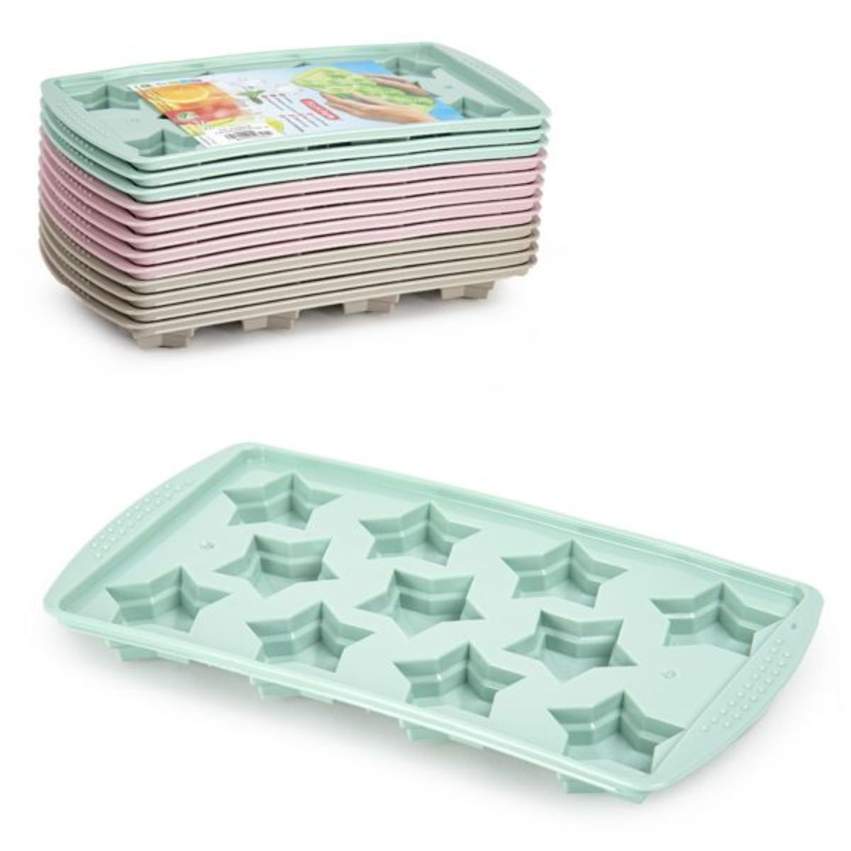 OEM - MOLDE PARA HIELO EN FORMA DE ESTRELLA