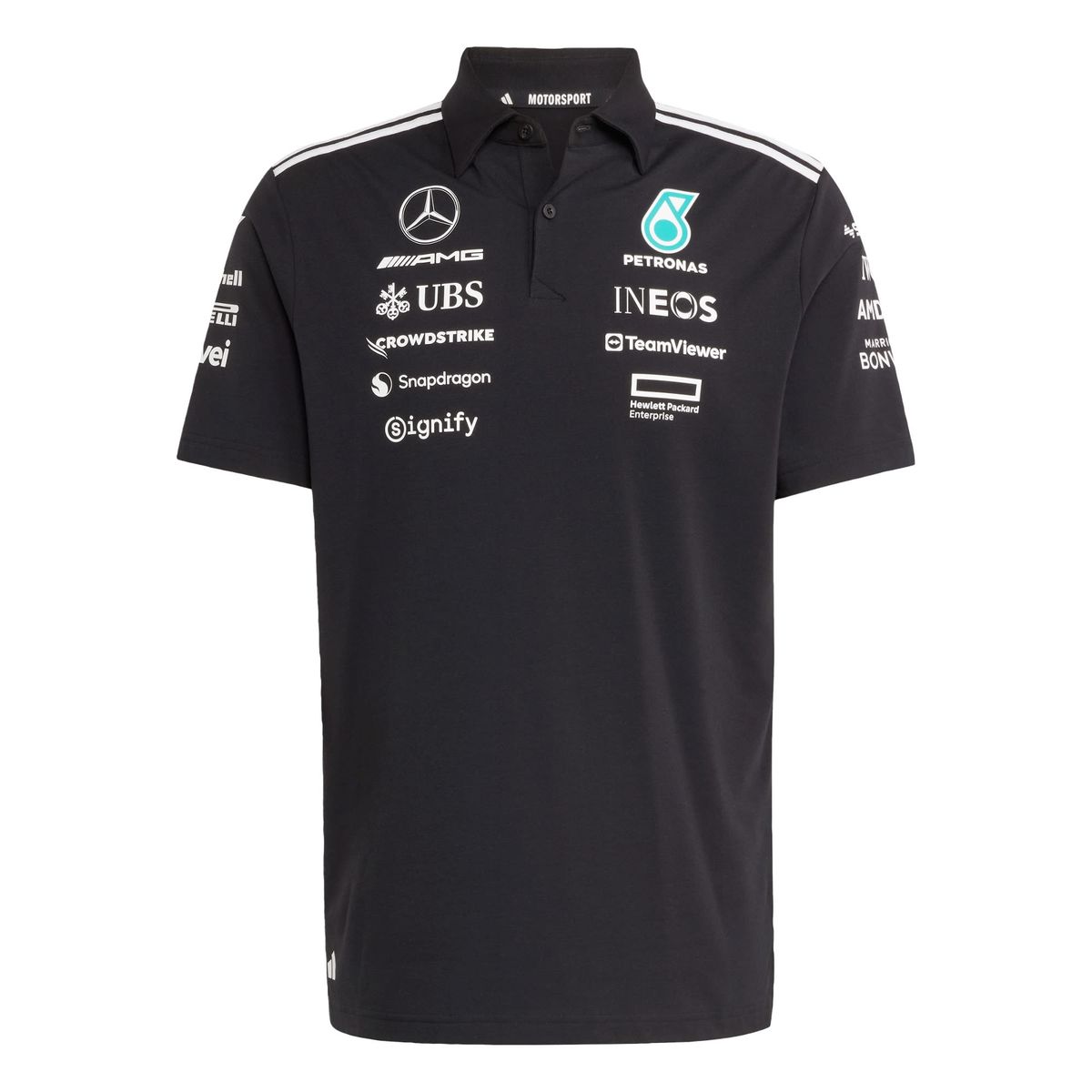 ADIDAS - Polera Con Cuello Mercedes Amg Petronas Fórmula 1 Adidas