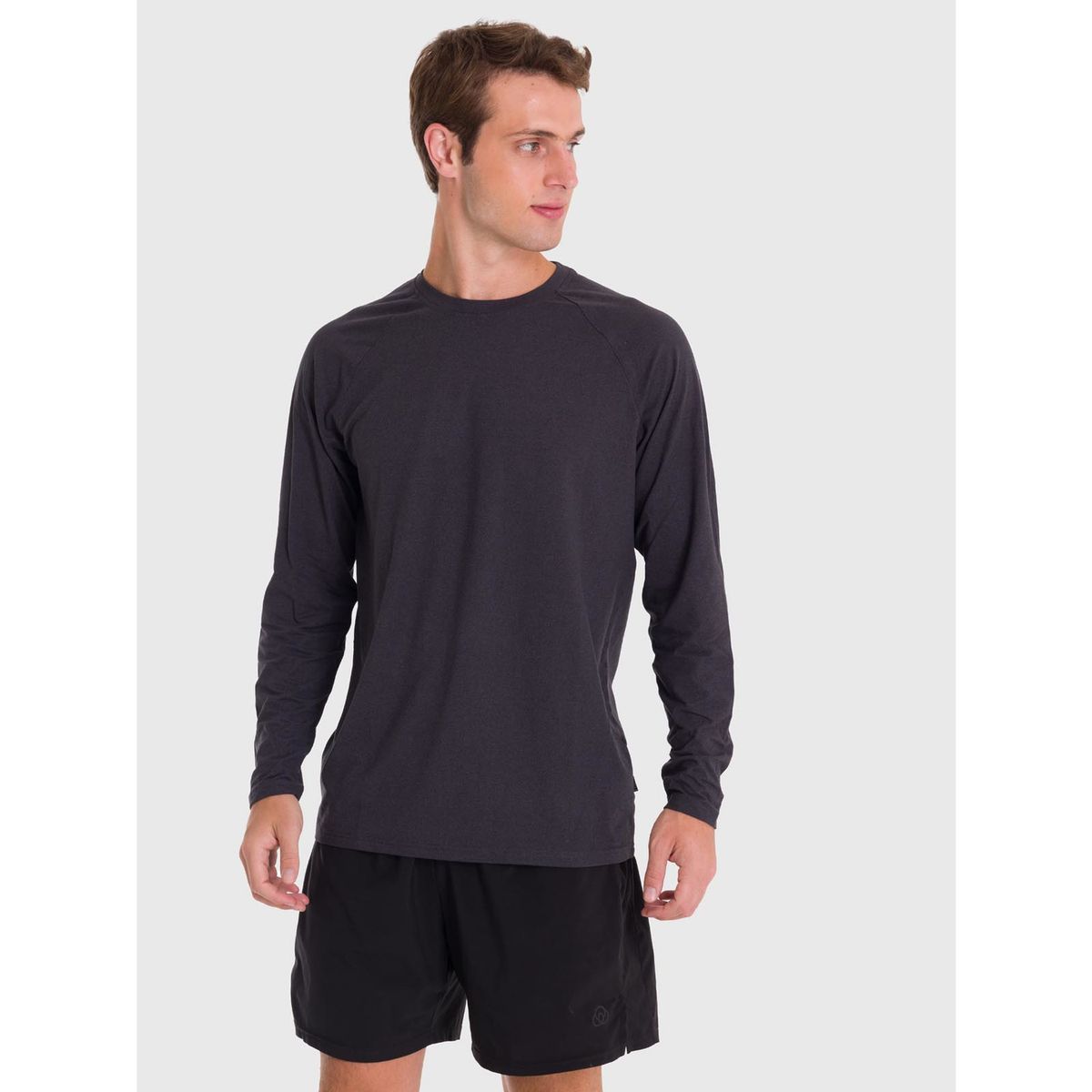 BSOUL - Polera Hombre Ml First Layer Negra BSOUL