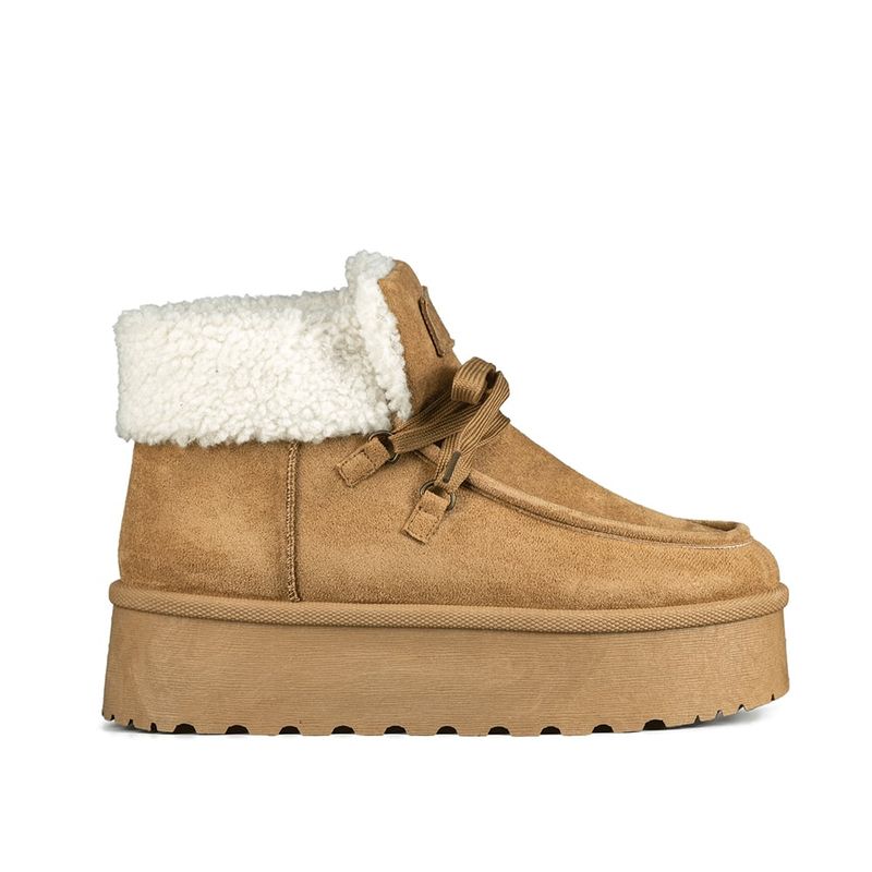 WEIDE - Botin Casual Mujer Gamuza Felpa Antideslizante Weide LT202