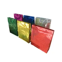 GENERICO - BOLSA DE REGALO HOLEO COLORES SURTIDOS 32X26 CM X12 UNI