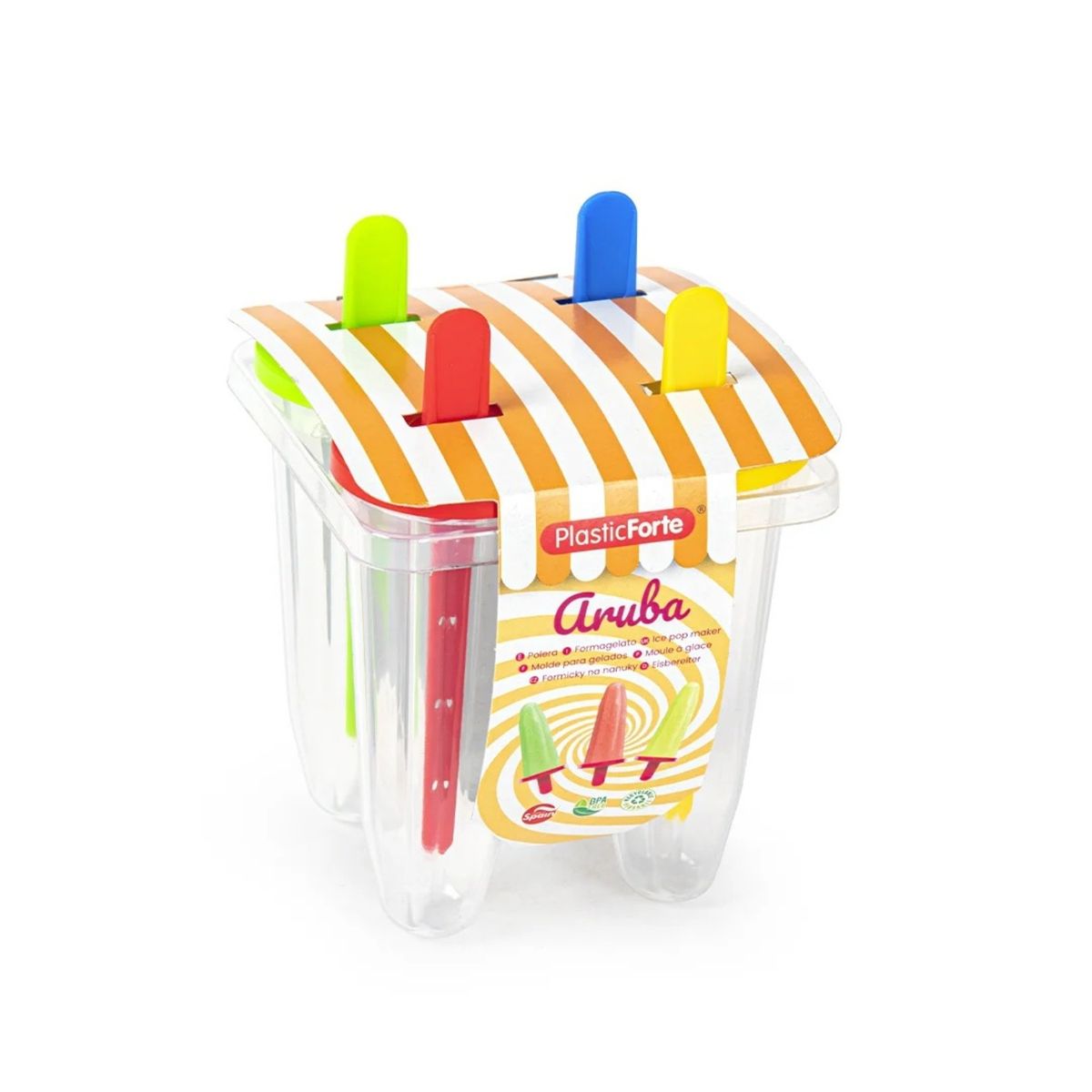 OEM - MOLDE PARA HELADO 4 HELADOS POLERA ARUBA NO 11