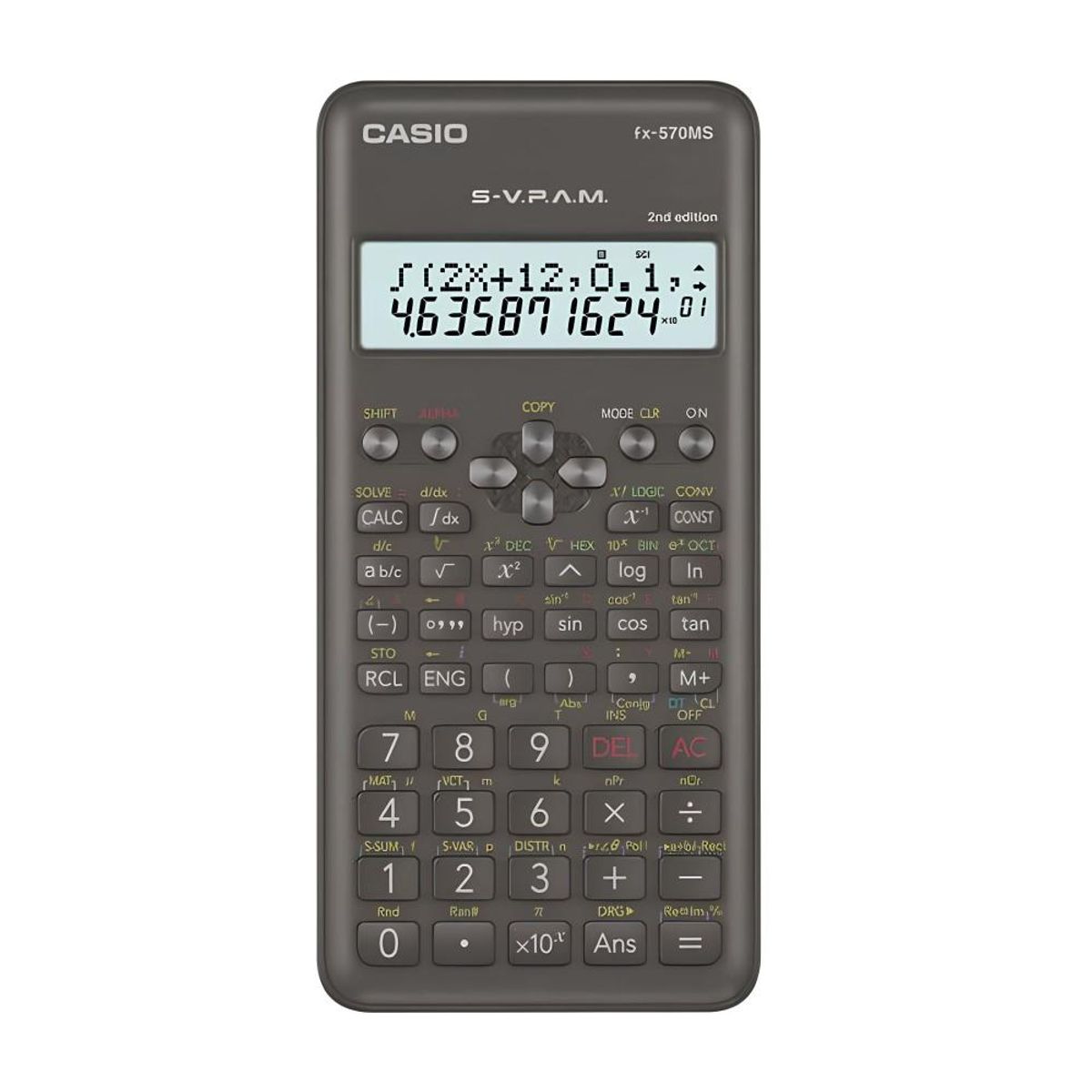 CASIO - Calculadora Fx-570ms-2 Cientifica - Gris
