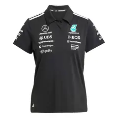 ADIDAS - Polera con Cuello Negra Mercedes - AMG Petronas Formula One Team