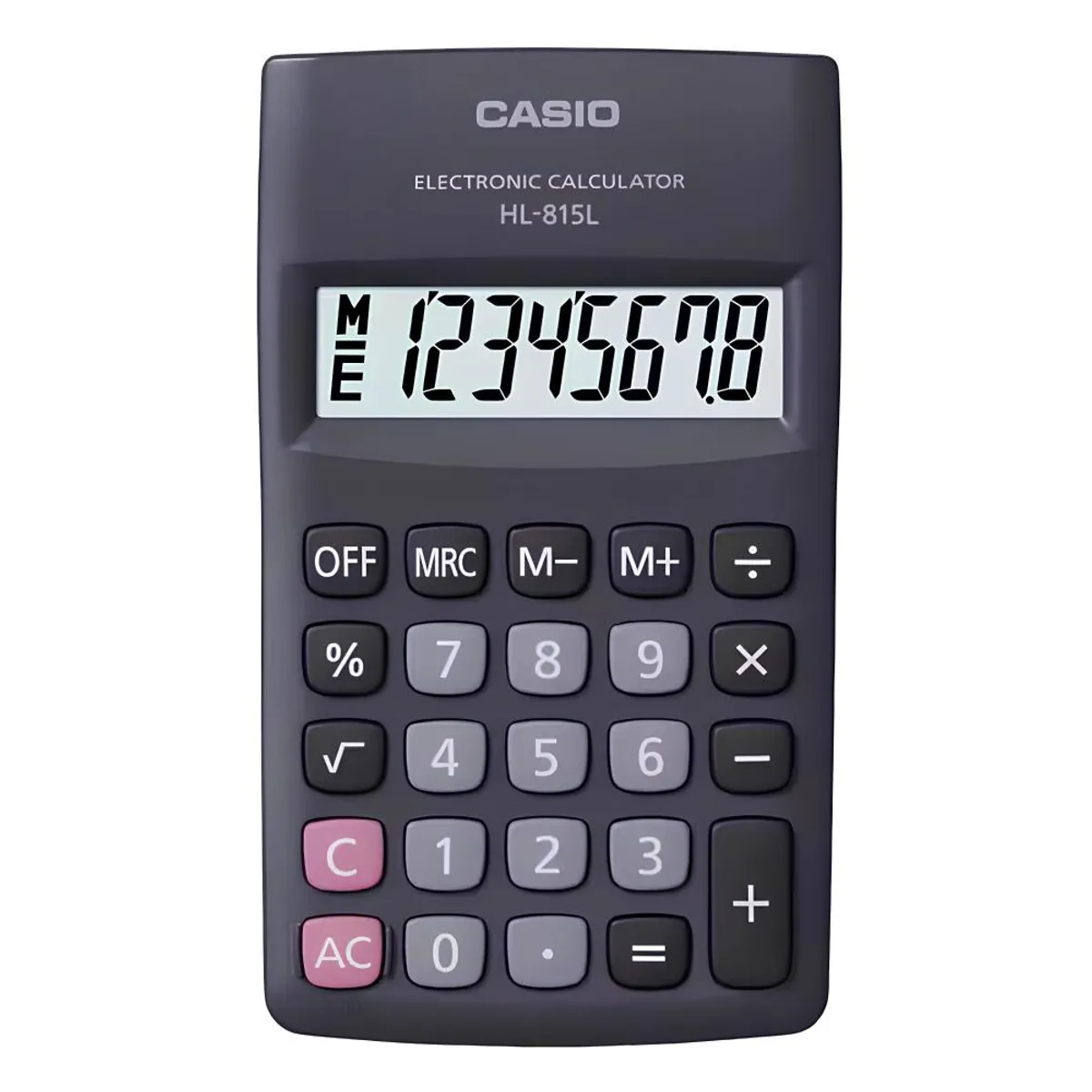 CASIO - Calculadora Hl-815l-Bk De Bolsillo - Gris
