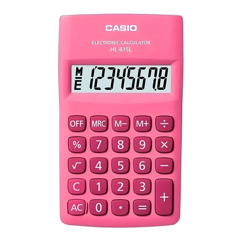 CASIO - Calculadora Hl-815l-Pk De Bolsillo - Fucsia