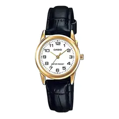 CASIO - Reloj Ltp-V001gl-7b Mujer Analogo Cuero - Negro