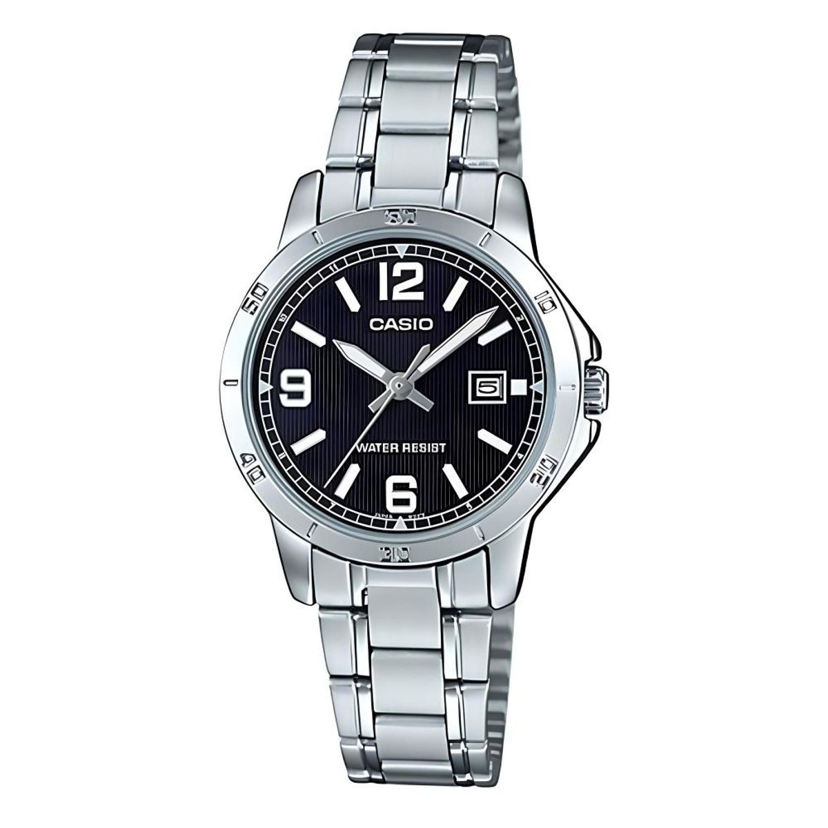 CASIO - Reloj Ltp-V004d-1b2 Mujer Analogo Metal - Negro