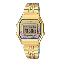 CASIO - Reloj La-680wga-4c Vintage Digital Metal - Dorado
