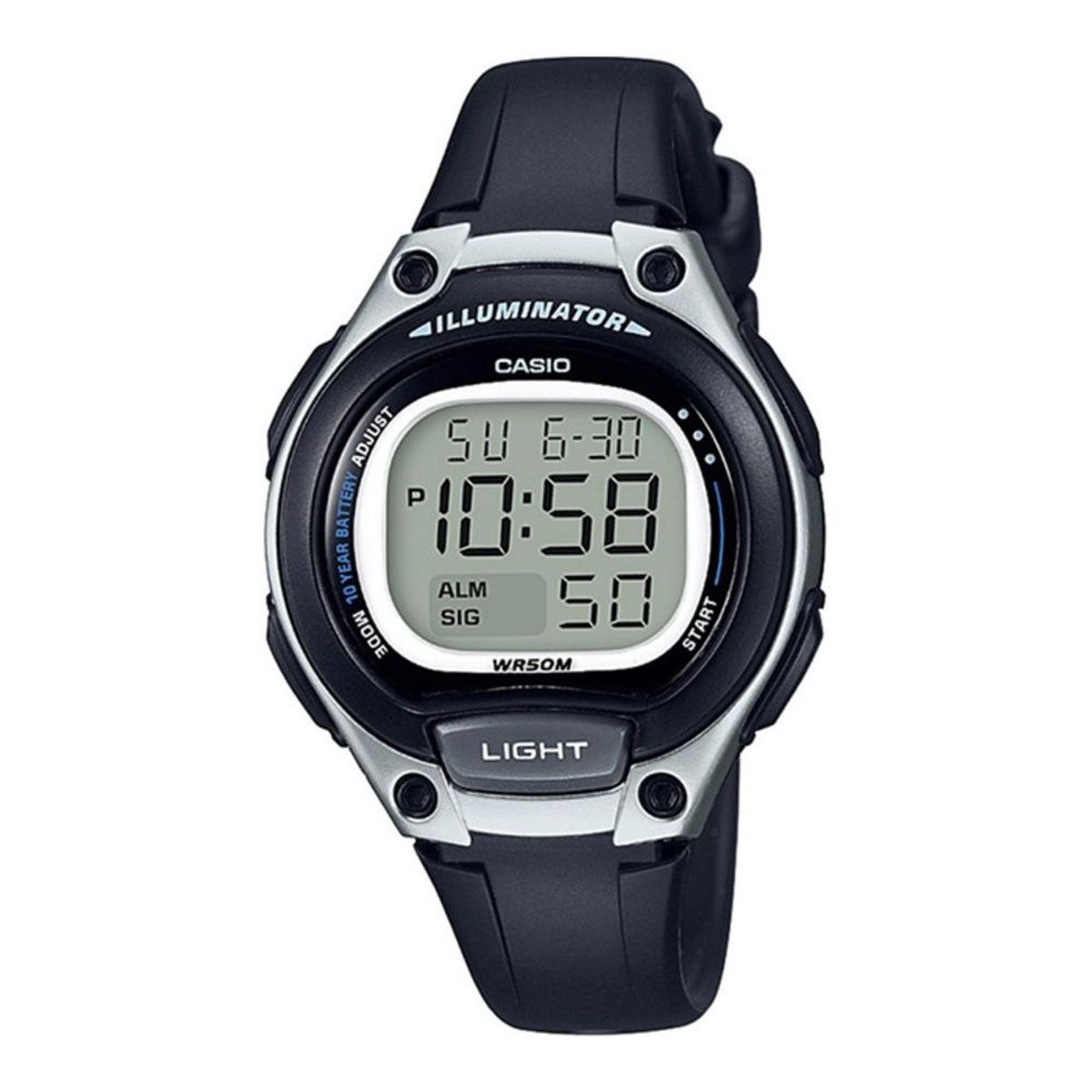 CASIO - Reloj Lw-203-1av Mujer Digital Resina - Negro