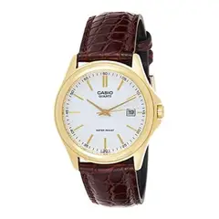 CASIO - Reloj Mtp-1183q-7a Hombre Analogo Cuero - Café